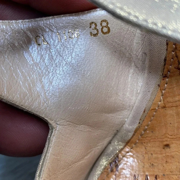 Women’s Christian Dior wedges size 38 check them out very nice thanks 🙏 - Picture 10 of 10